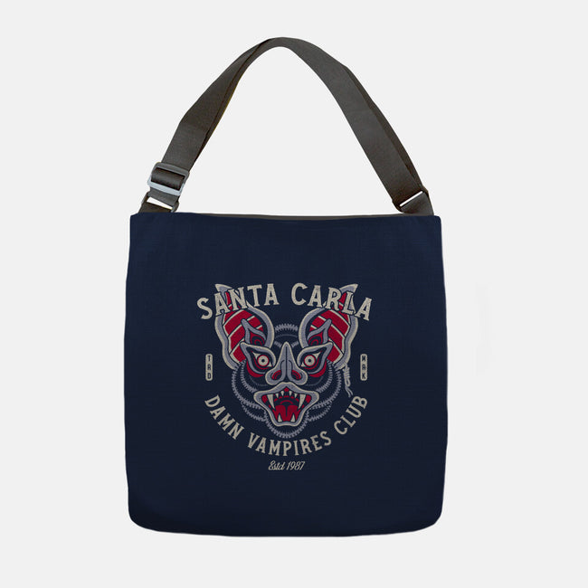 Damn Vampires Club-None-Adjustable Tote-Bag-Nemons