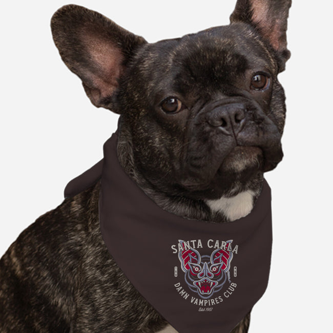 Damn Vampires Club-Dog-Bandana-Pet Collar-Nemons