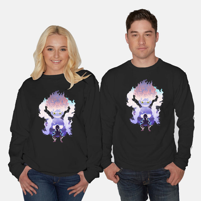 Sun God-Unisex-Crew Neck-Sweatshirt-dandingeroz