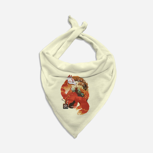 Fox Landscape-Dog-Bandana-Pet Collar-dandingeroz