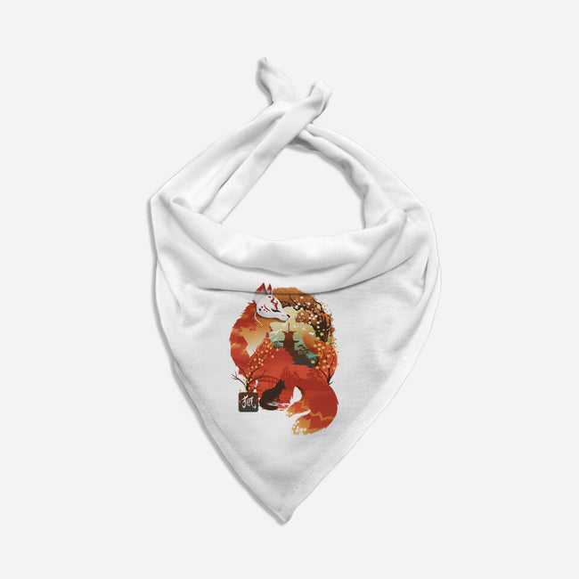 Fox Landscape-Dog-Bandana-Pet Collar-dandingeroz