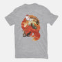 Fox Landscape-Unisex-Basic-Tee-dandingeroz