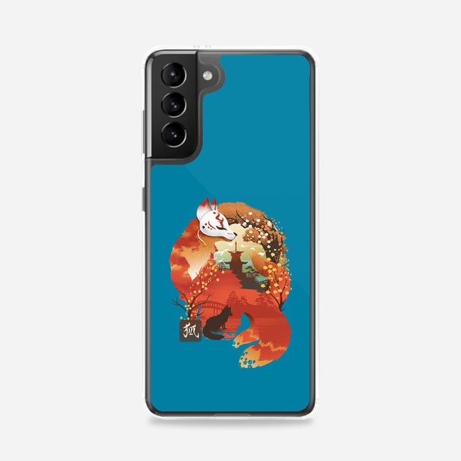 Fox Landscape-Samsung-Snap-Phone Case-dandingeroz