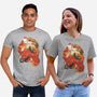 Fox Landscape-Unisex-Basic-Tee-dandingeroz