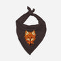 Autumn Leaves Fox-Dog-Bandana-Pet Collar-dandingeroz