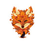 Autumn Leaves Fox-Youth-Crew Neck-Sweatshirt-dandingeroz