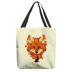 Autumn Leaves Fox