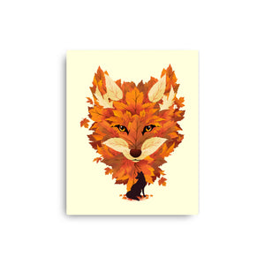 Autumn Leaves Fox