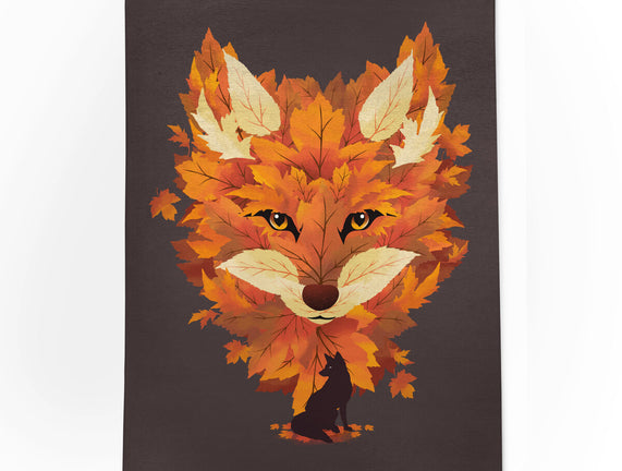 Autumn Leaves Fox