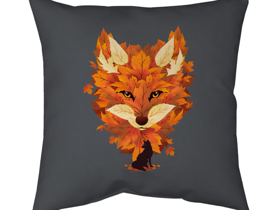 Autumn Leaves Fox