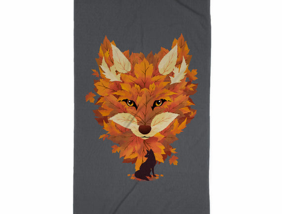 Autumn Leaves Fox