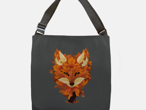 Autumn Leaves Fox