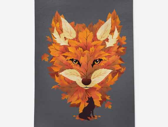 Autumn Leaves Fox