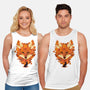 Autumn Leaves Fox-Unisex-Basic-Tank-dandingeroz