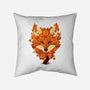 Autumn Leaves Fox-None-Non-Removable Cover w Insert-Throw Pillow-dandingeroz