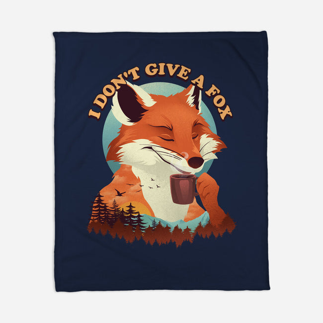 Don't Give A Fox-None-Fleece-Blanket-dandingeroz