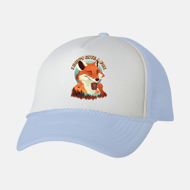 Don't Give A Fox-Unisex-Trucker-Hat-dandingeroz