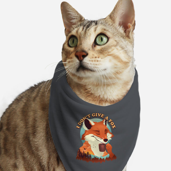 Don't Give A Fox-Cat-Bandana-Pet Collar-dandingeroz