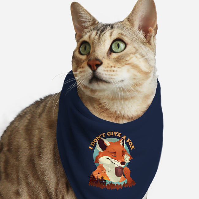 Don't Give A Fox-Cat-Bandana-Pet Collar-dandingeroz