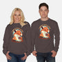 Don't Give A Fox-Unisex-Crew Neck-Sweatshirt-dandingeroz