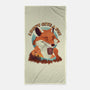 Don't Give A Fox-None-Beach-Towel-dandingeroz