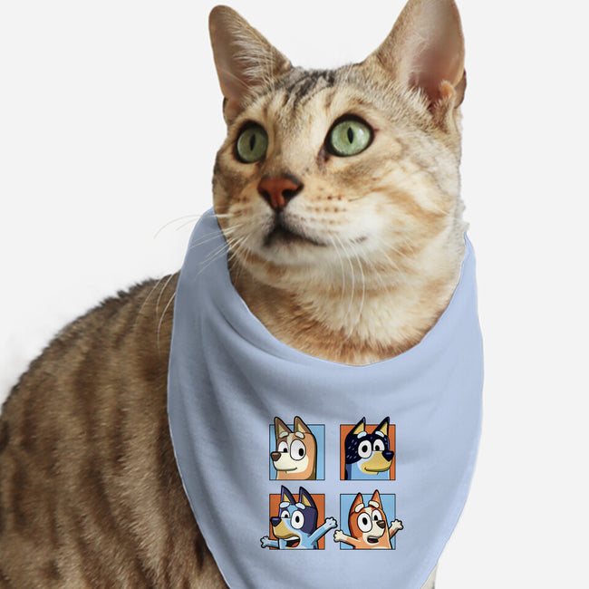 Family Portrait-Cat-Bandana-Pet Collar-nickzzarto