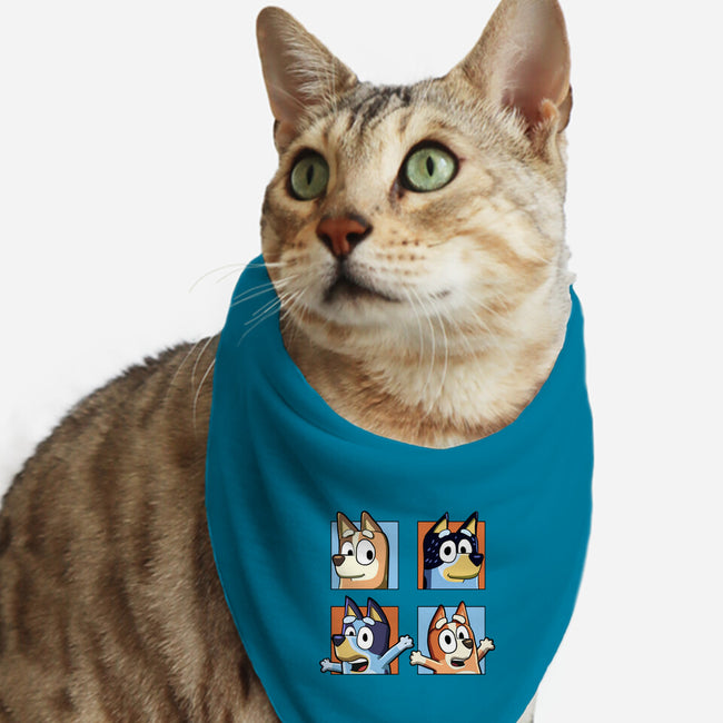 Family Portrait-Cat-Bandana-Pet Collar-nickzzarto