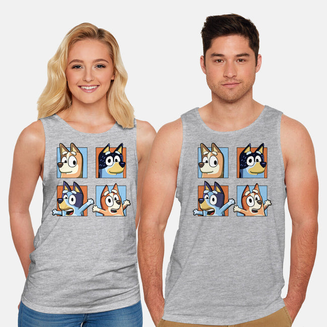 Family Portrait-Unisex-Basic-Tank-nickzzarto