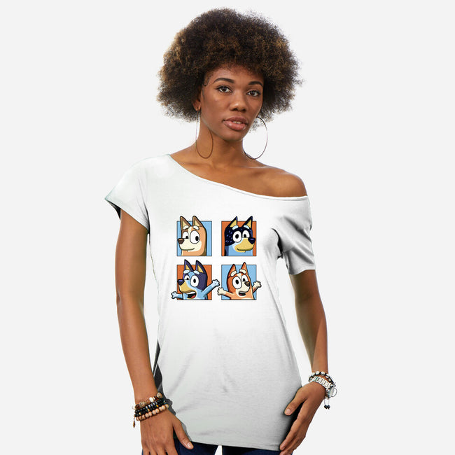 Family Portrait-Womens-Off Shoulder-Tee-nickzzarto