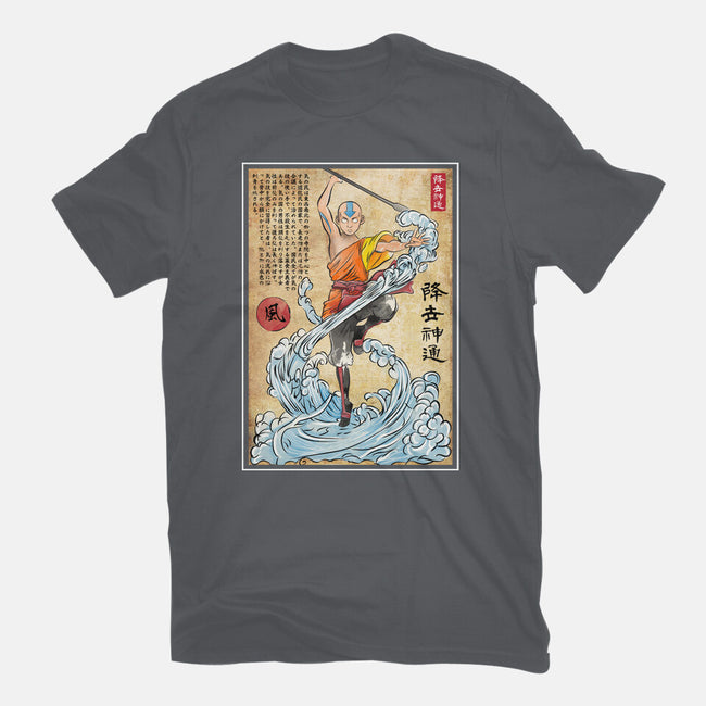 Air Nomad Master Woodblock-Mens-Basic-Tee-DrMonekers