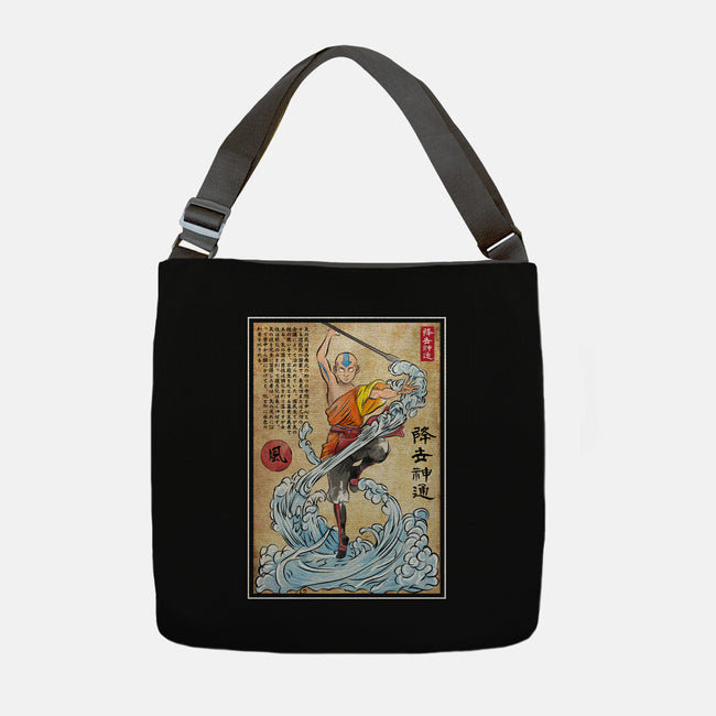 Air Nomad Master Woodblock-None-Adjustable Tote-Bag-DrMonekers