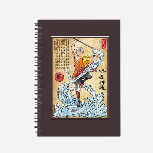 Air Nomad Master Woodblock-None-Dot Grid-Notebook-DrMonekers