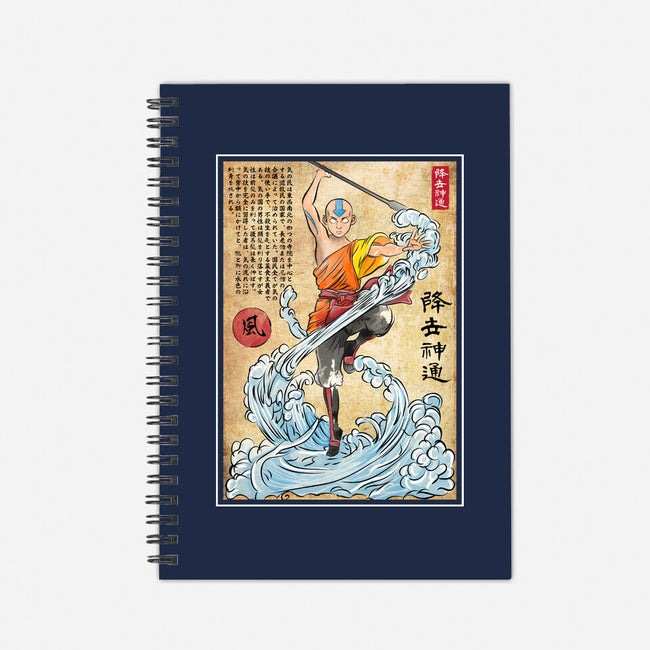 Air Nomad Master Woodblock-None-Dot Grid-Notebook-DrMonekers