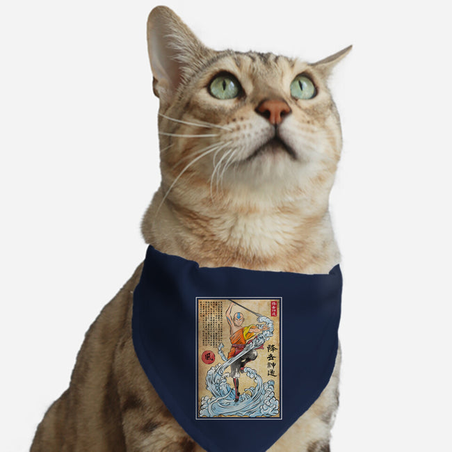 Air Nomad Master Woodblock-Cat-Adjustable-Pet Collar-DrMonekers