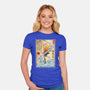 Air Nomad Master Woodblock-Womens-Fitted-Tee-DrMonekers