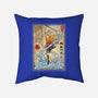 Air Nomad Master Woodblock-None-Removable Cover-Throw Pillow-DrMonekers