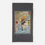 Air Nomad Master Woodblock-None-Beach-Towel-DrMonekers