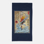 Air Nomad Master Woodblock-None-Beach-Towel-DrMonekers