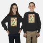 Earth Kingdom Master Woodblock-Youth-Crew Neck-Sweatshirt-DrMonekers