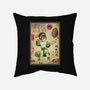 Earth Kingdom Master Woodblock-None-Non-Removable Cover w Insert-Throw Pillow-DrMonekers