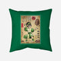 Earth Kingdom Master Woodblock-None-Non-Removable Cover w Insert-Throw Pillow-DrMonekers