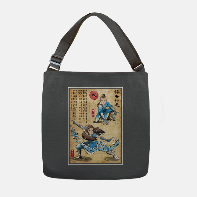 Water Tribe Master Woodblock-None-Adjustable Tote-Bag-DrMonekers