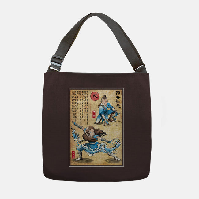 Water Tribe Master Woodblock-None-Adjustable Tote-Bag-DrMonekers