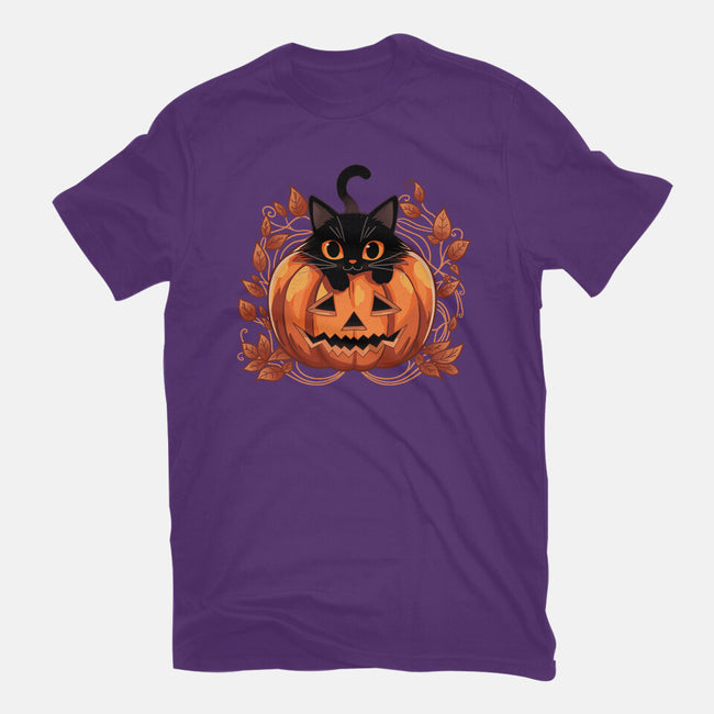 Pumpkin Paws-Womens-Basic-Tee-fanfreak1