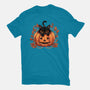 Pumpkin Paws-Womens-Basic-Tee-fanfreak1