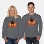 Pumpkin Paws-Unisex-Crew Neck-Sweatshirt-fanfreak1