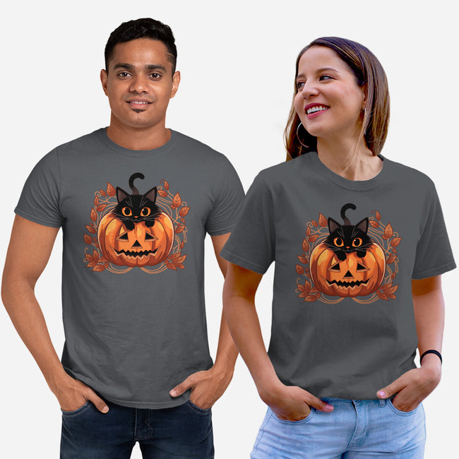 Pumpkin Paws-Unisex-Basic-Tee-fanfreak1