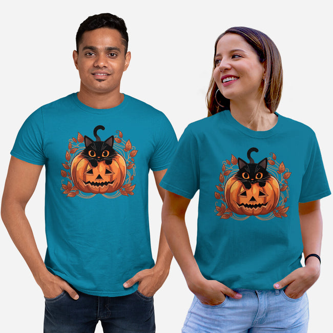 Pumpkin Paws-Unisex-Basic-Tee-fanfreak1