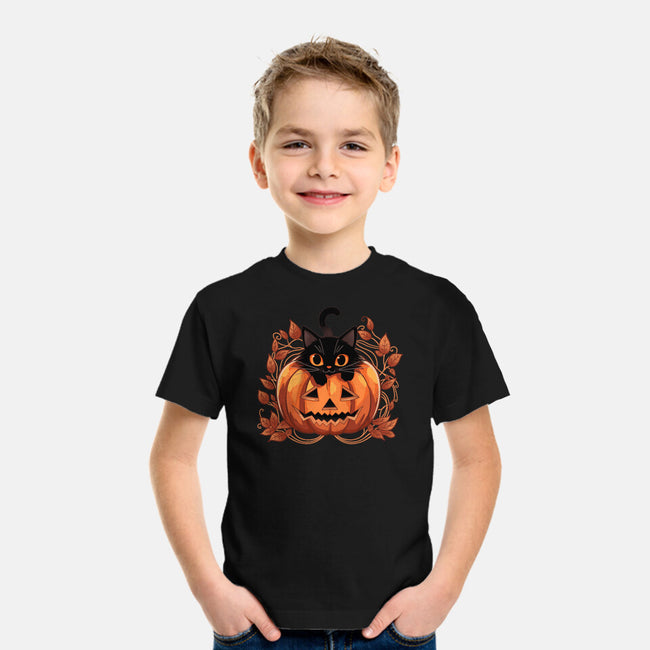 Pumpkin Paws-Youth-Basic-Tee-fanfreak1