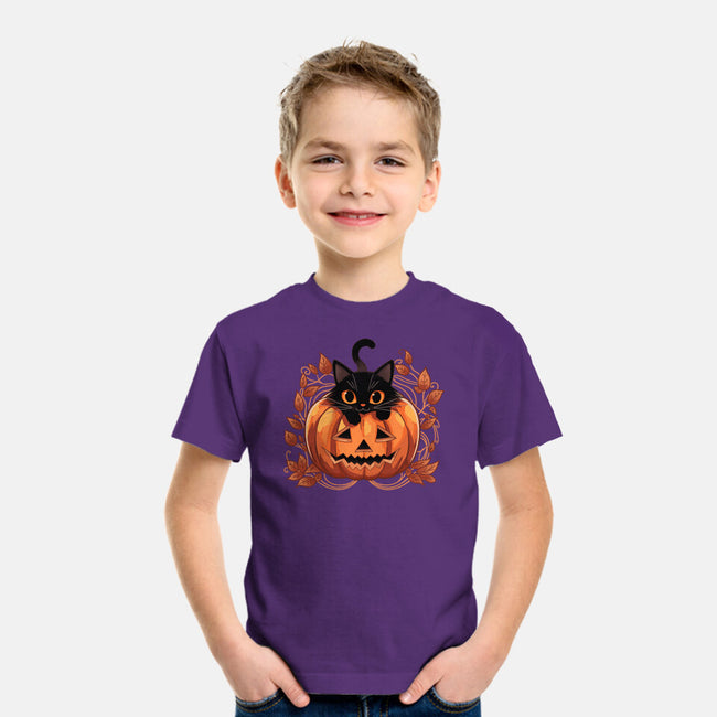 Pumpkin Paws-Youth-Basic-Tee-fanfreak1